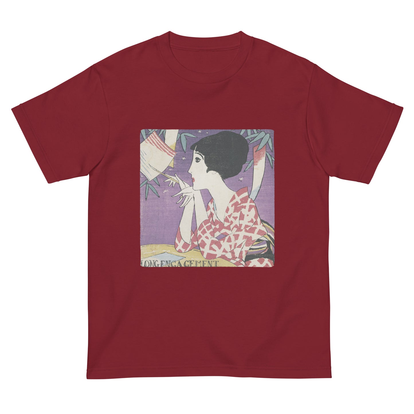 大正レトロ 竹久夢二柄 Tシャツ(たなばた)