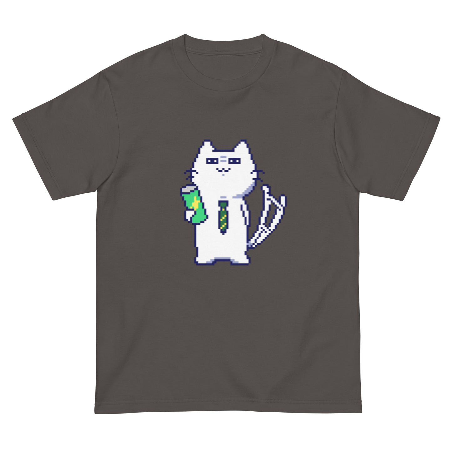 ゲーミング激務猫(不機嫌) Tシャツ