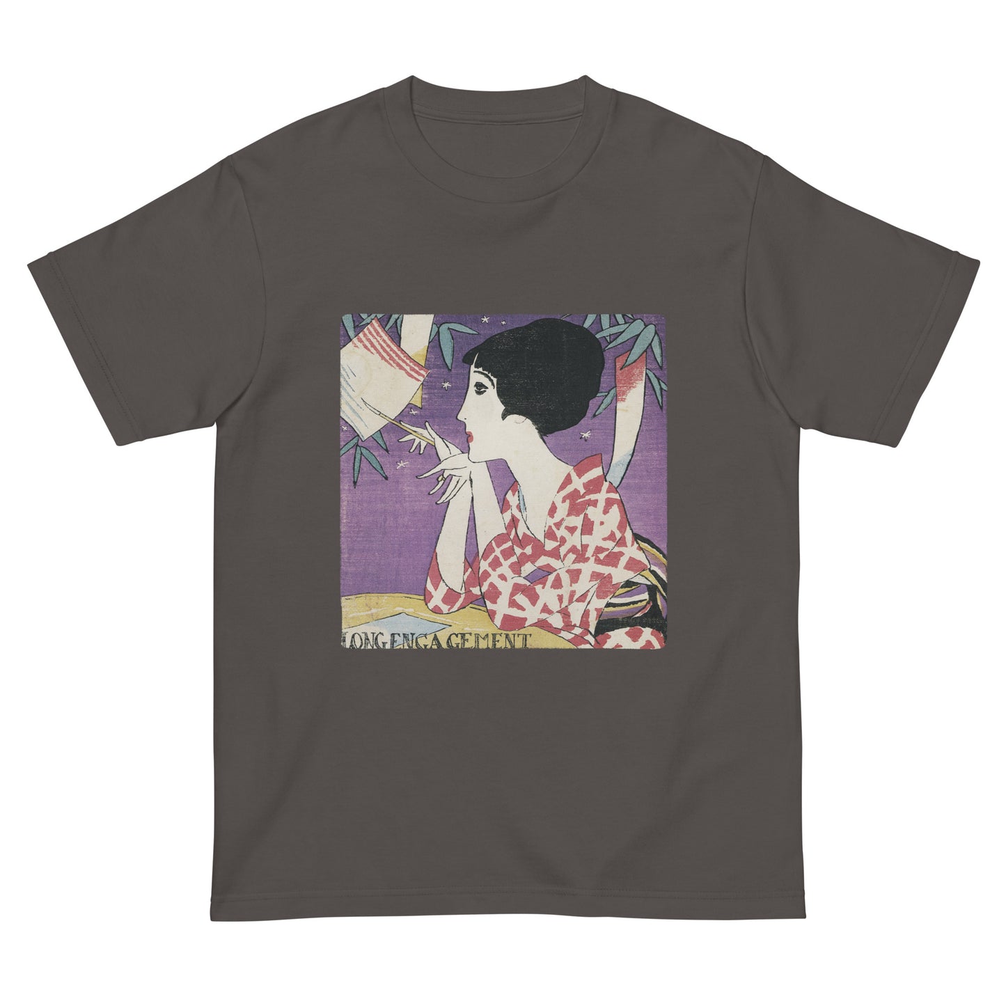 大正レトロ 竹久夢二柄 Tシャツ(たなばた)