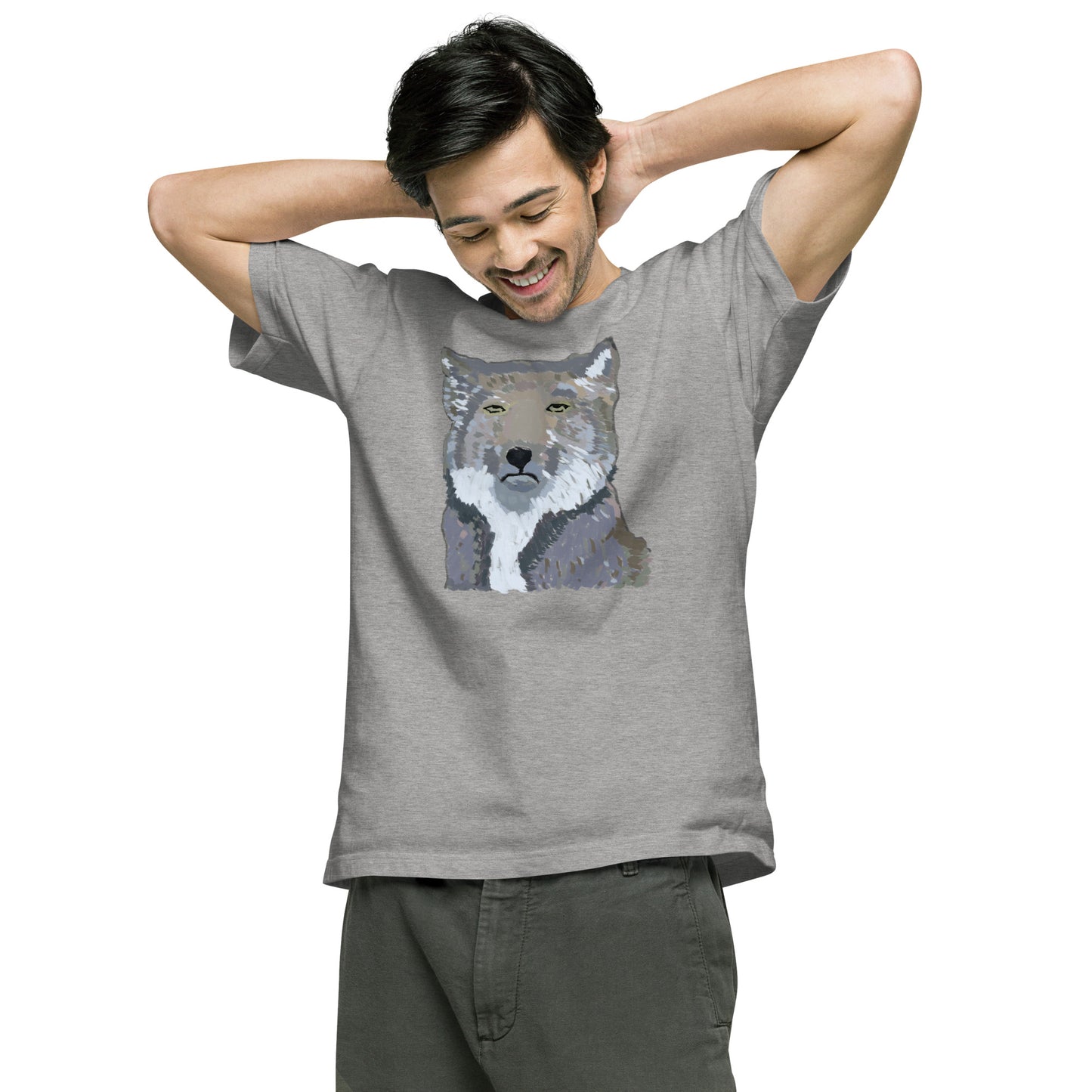 チベットスナギツネ 半袖Tシャツ(名前なし)