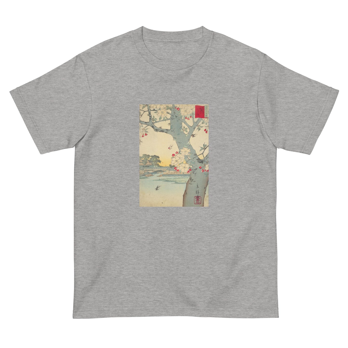 大正レトロ 桜 半袖Tシャツ