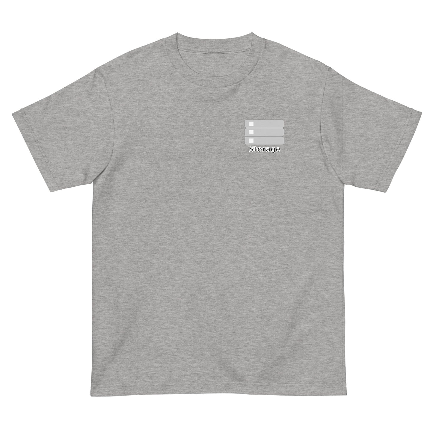 ストレージサーバアイコンワンポイント エンジニアTシャツ