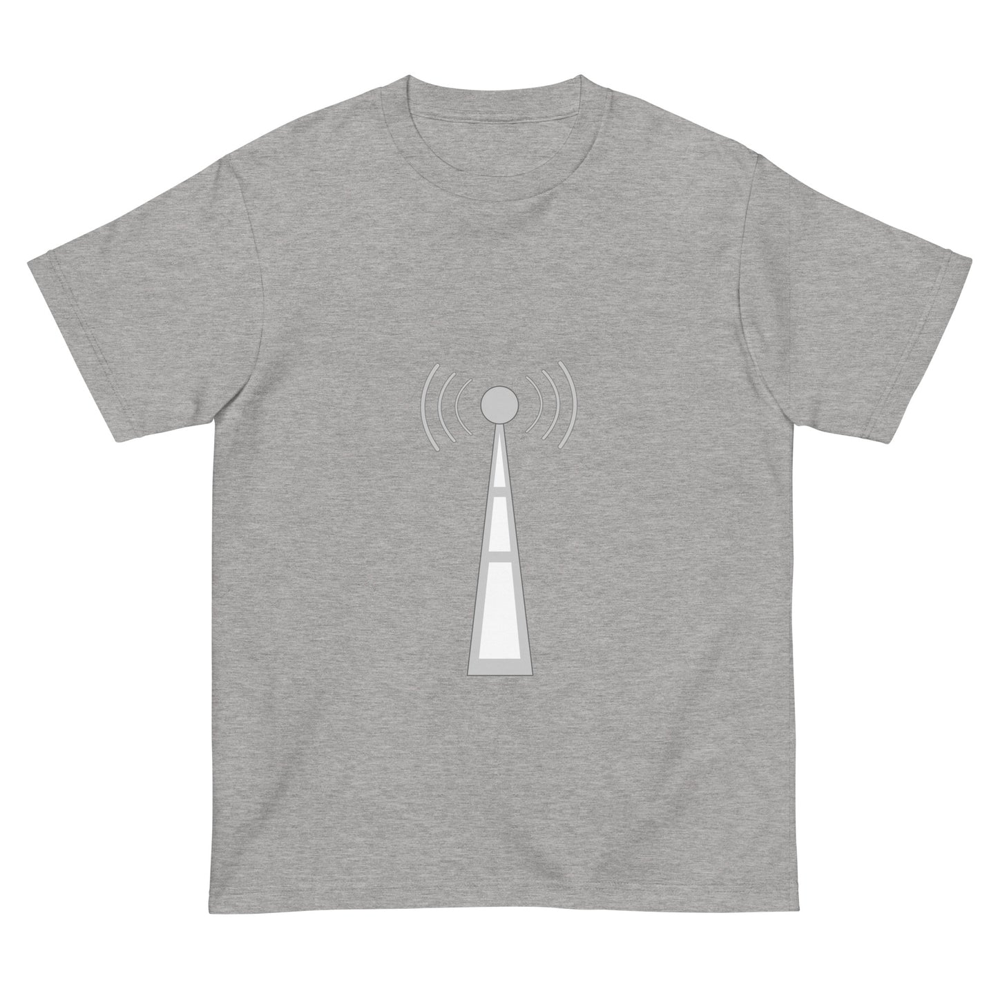 電波アイコン全面 エンジニアTシャツ