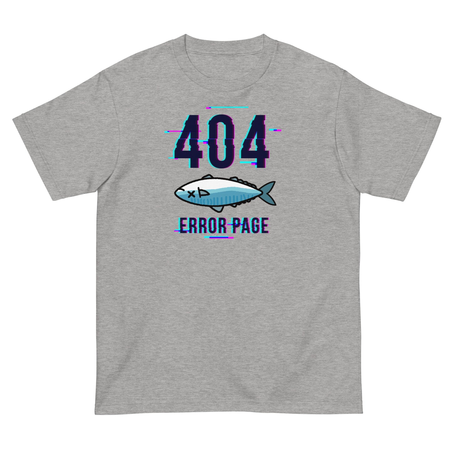 error 404 not found 鯖こみ(デジタルフォント) Tシャツ
