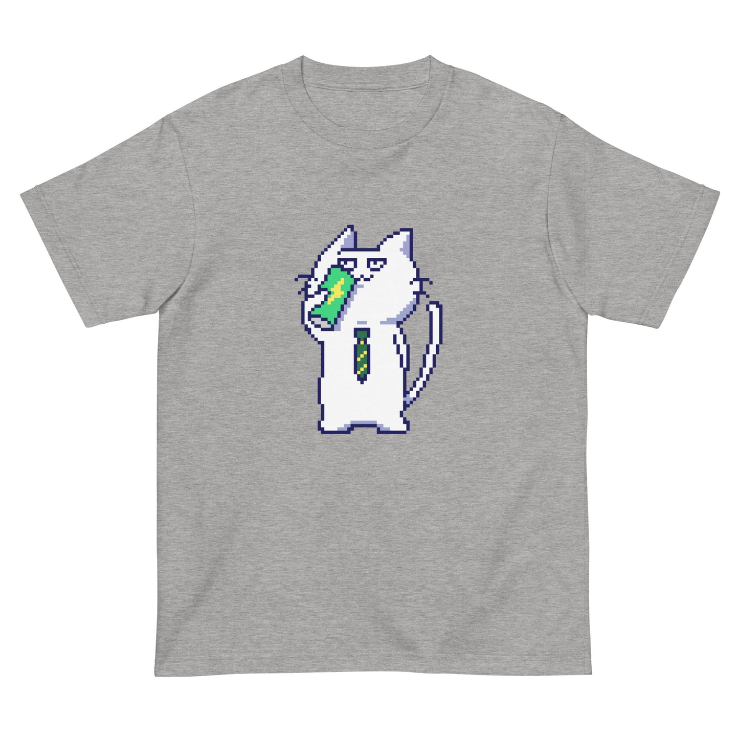 ゲーミング激務猫(エナドリごくごく) Tシャツ