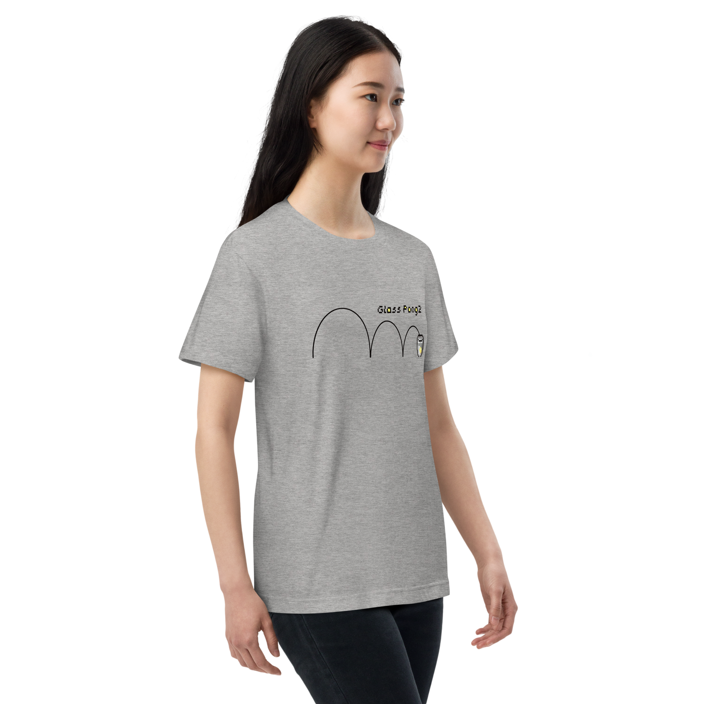 Glass Pong2 dot Tシャツ02