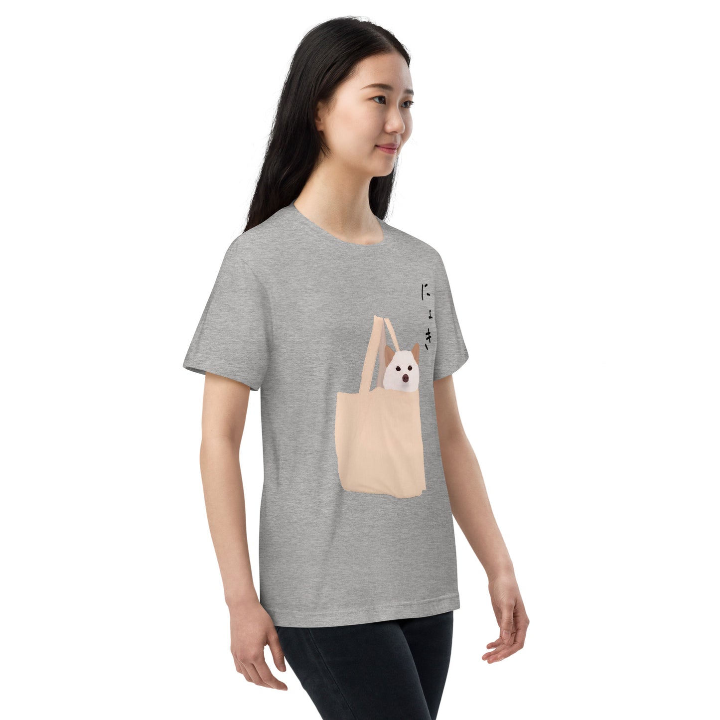 ニョッキィーヌ 半袖Tシャツ(紀州犬)