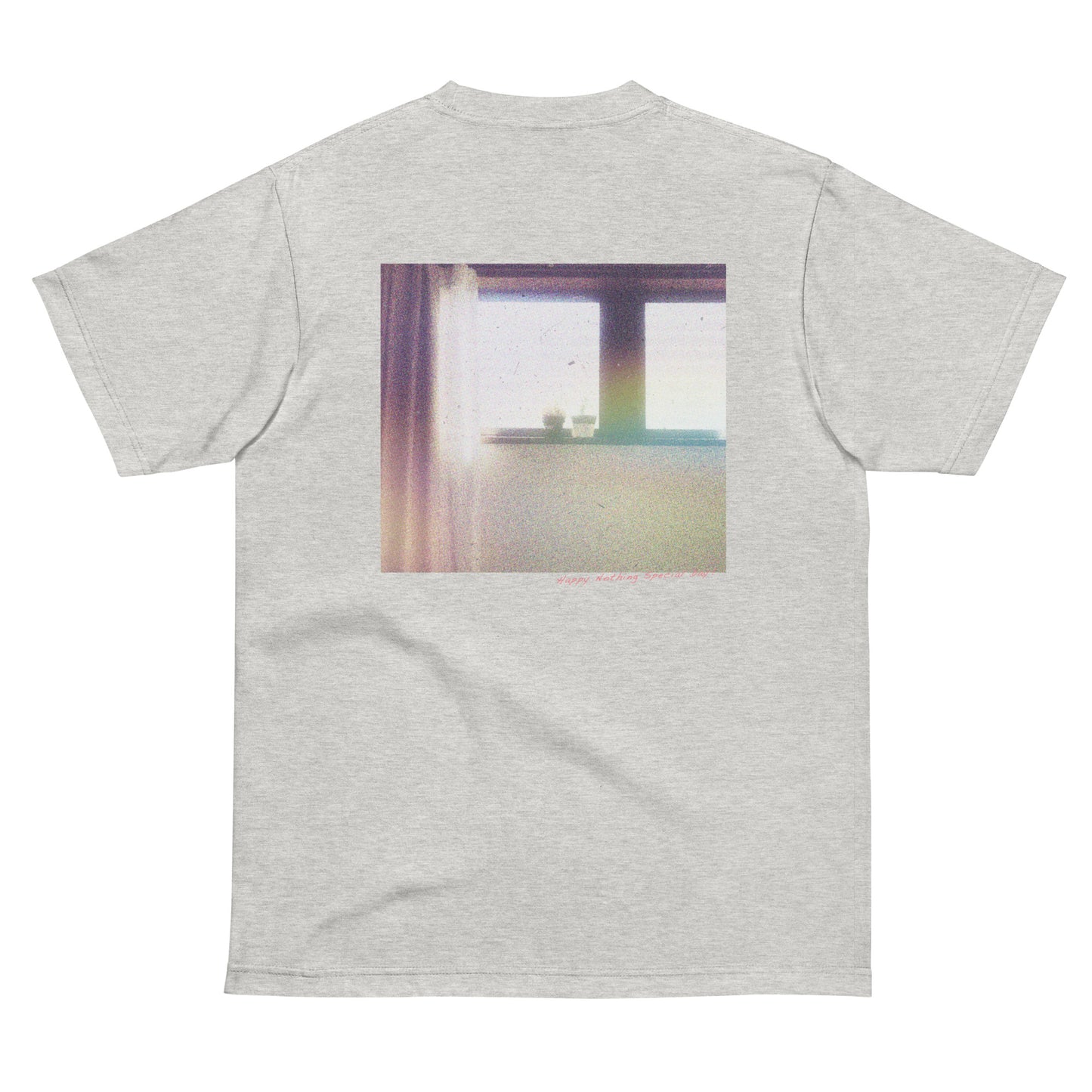 【バックプリント】Happy nothing special day! photo Tシャツ