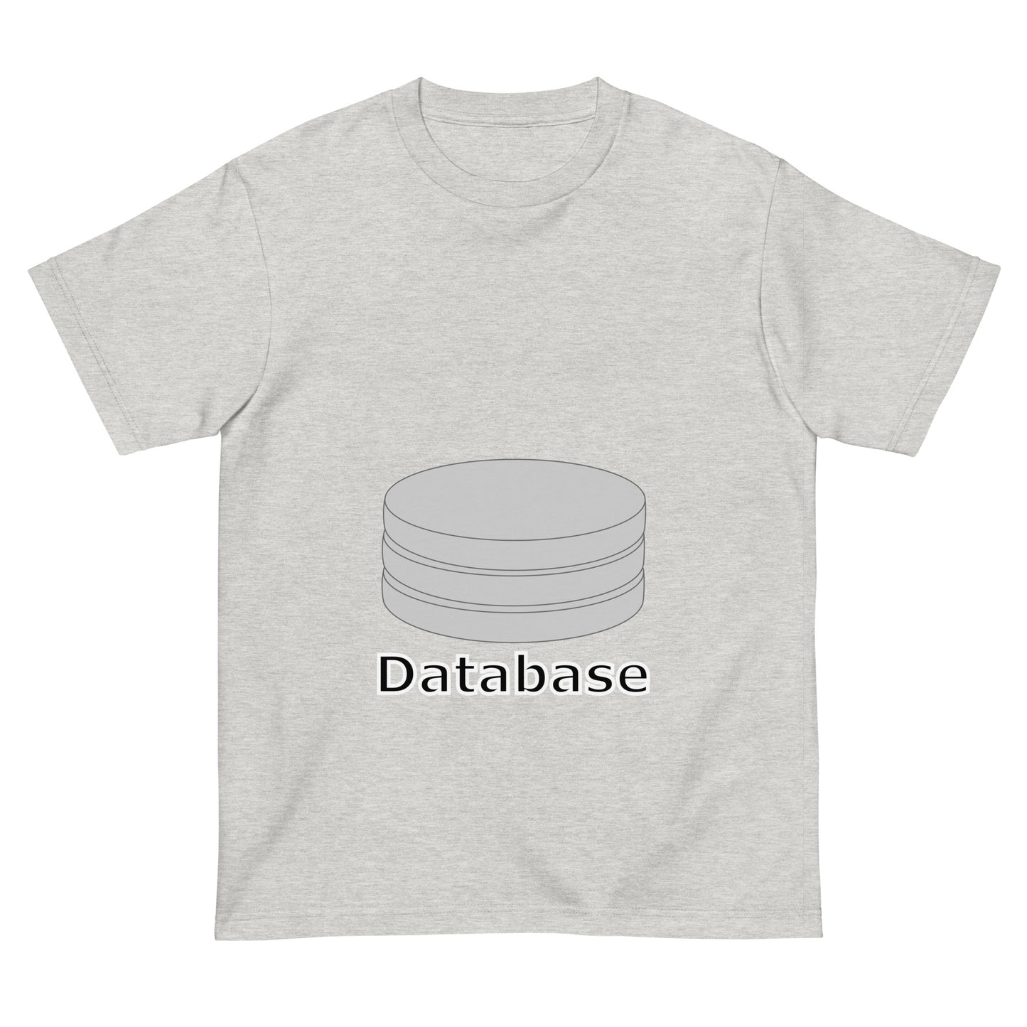 データベースサーバアイコン全面 エンジニアTシャツ