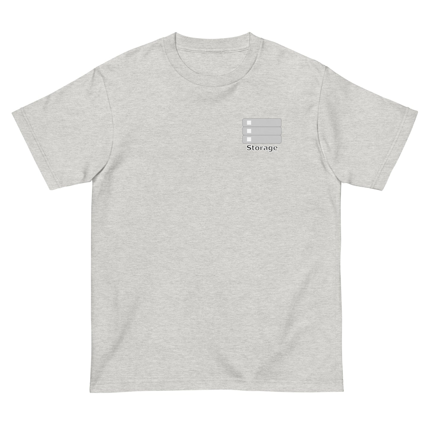 ストレージサーバアイコンワンポイント エンジニアTシャツ