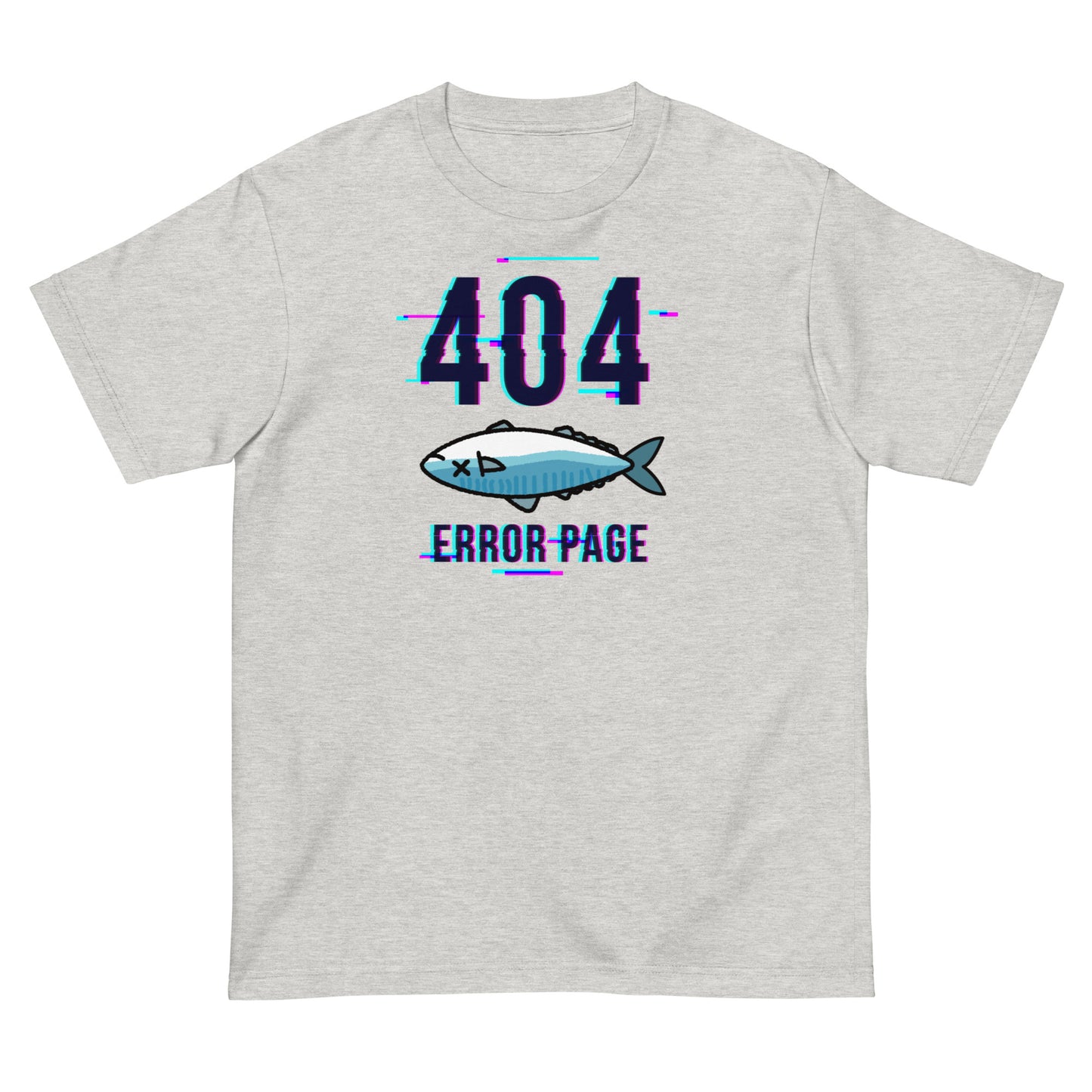 error 404 not found 鯖こみ(デジタルフォント) Tシャツ