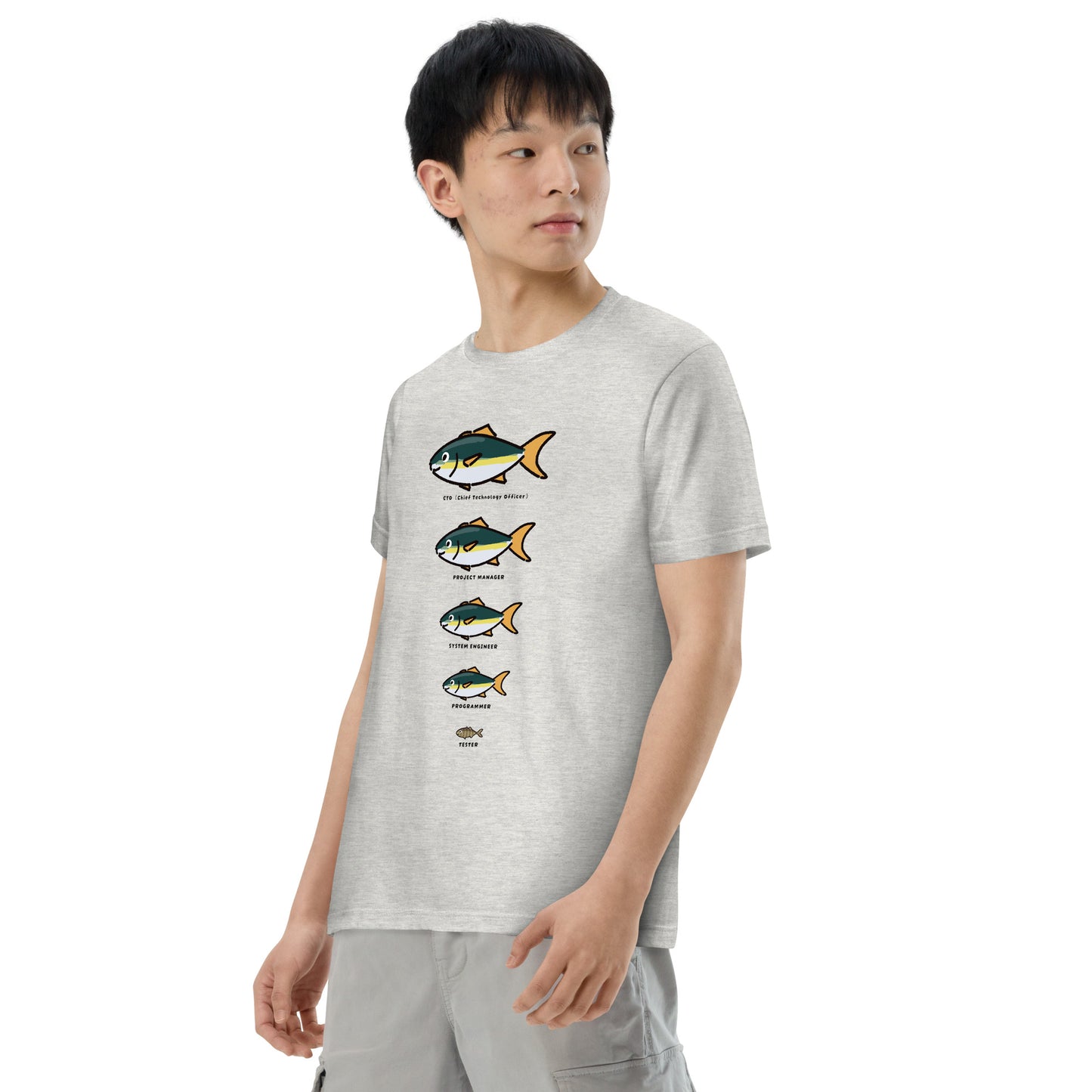 エンジニアの出世魚Tシャツ