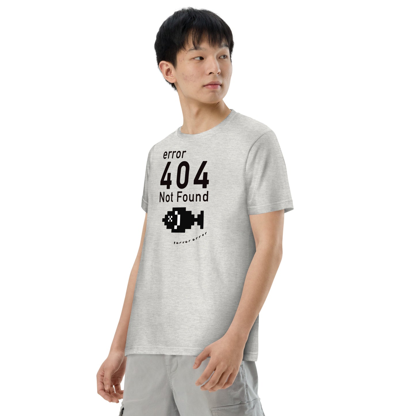 404 not found 鯖こみ(ドット) Tシャツ