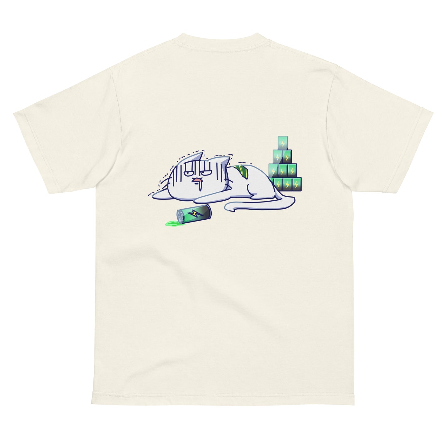 激務猫×こっつん商店Tシャツ
