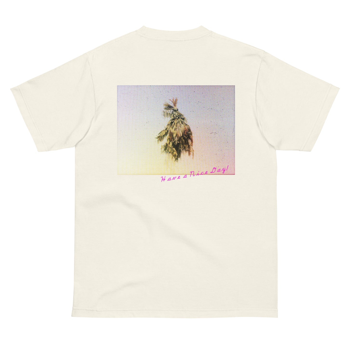 【バックプリント】Botanical photo Tシャツ