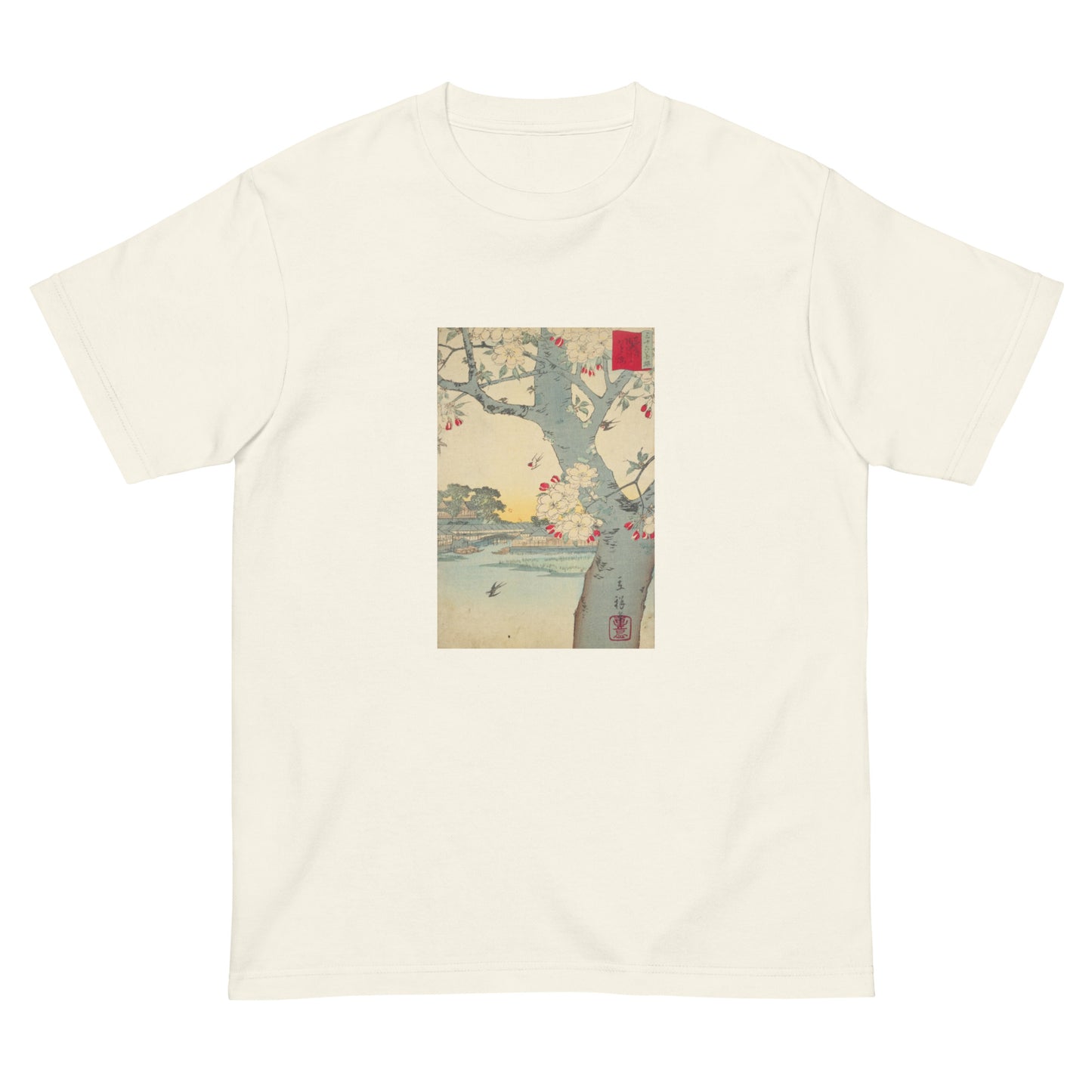 大正レトロ 桜 半袖Tシャツ