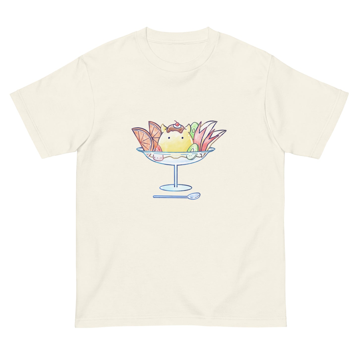 めんだこプリンアラモード Tシャツ