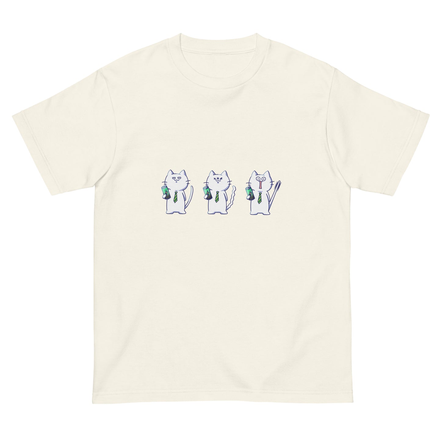 激務猫3連Tシャツ