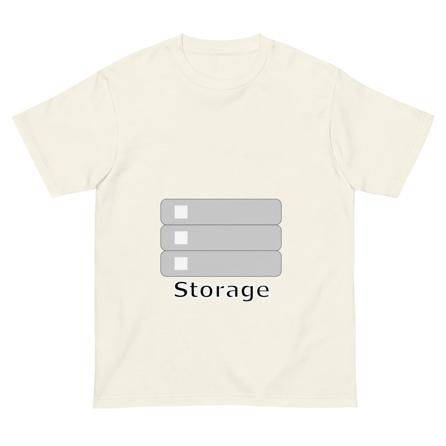 ストレージサーバアイコン全面 エンジニアTシャツ