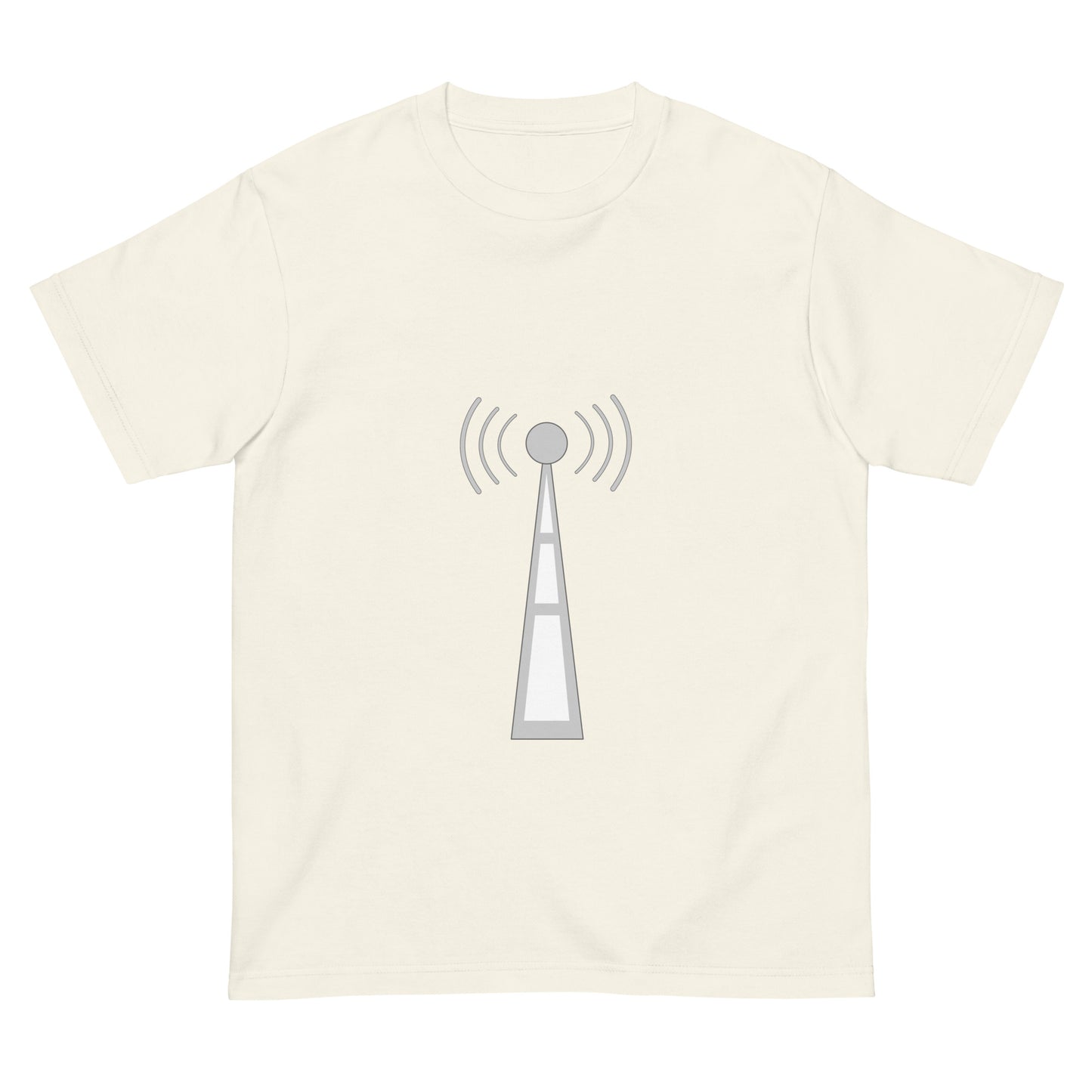 電波アイコン全面 エンジニアTシャツ