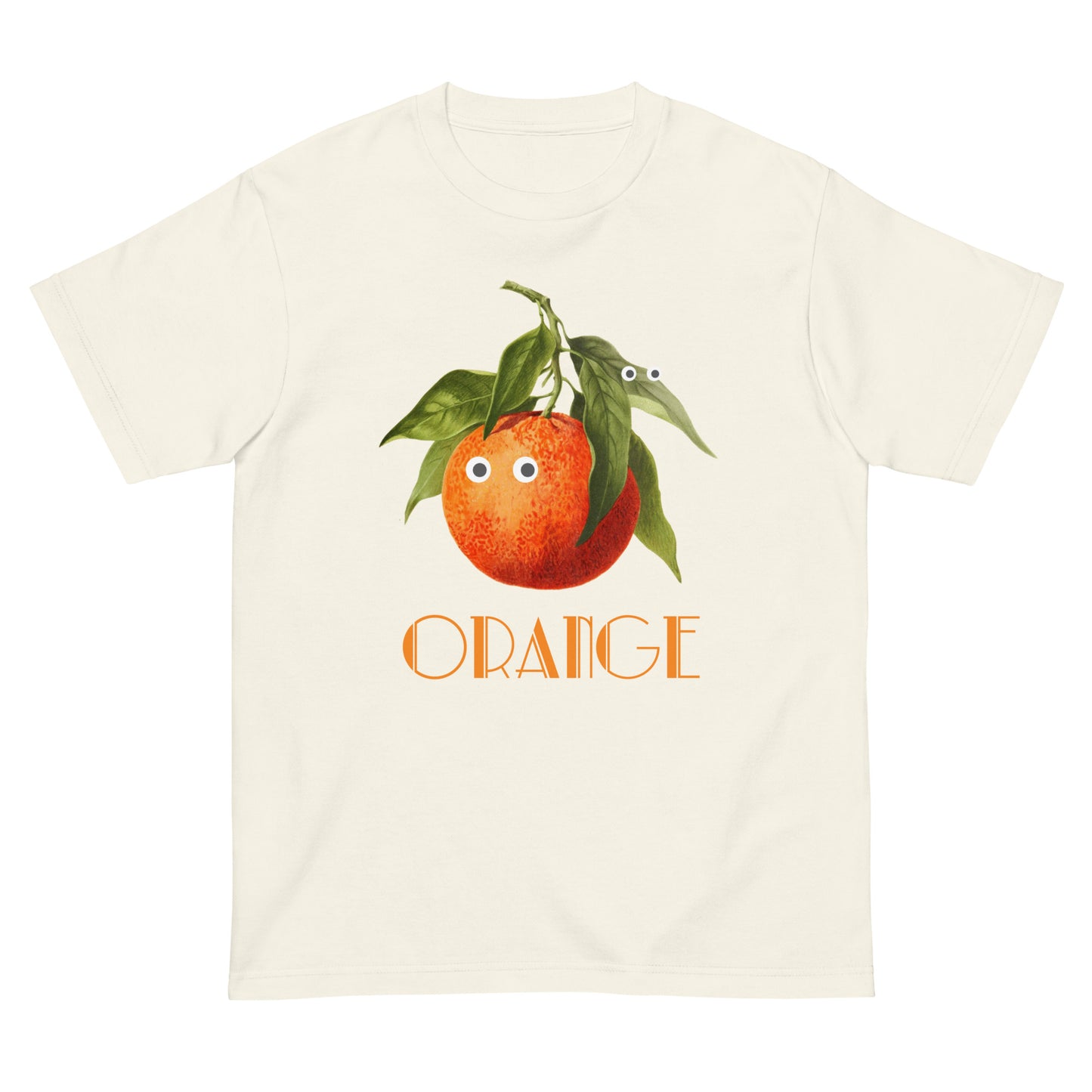 オレンジ 半袖Tシャツ