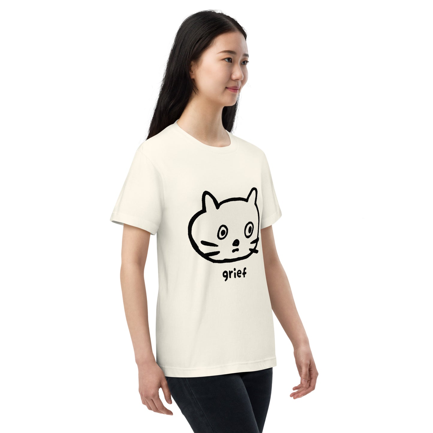 猫の悲哀 半袖Tシャツ