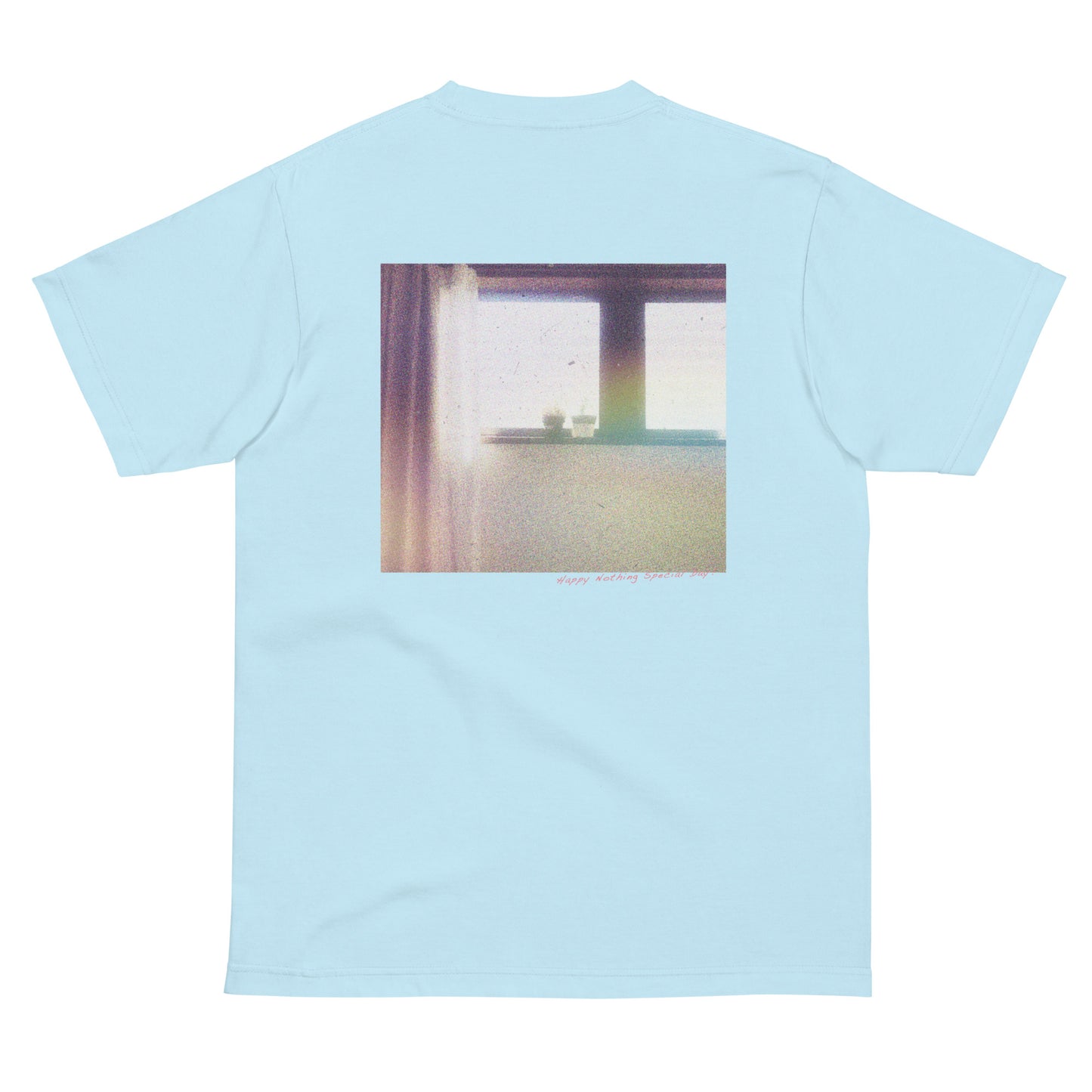 【バックプリント】Happy nothing special day! photo Tシャツ