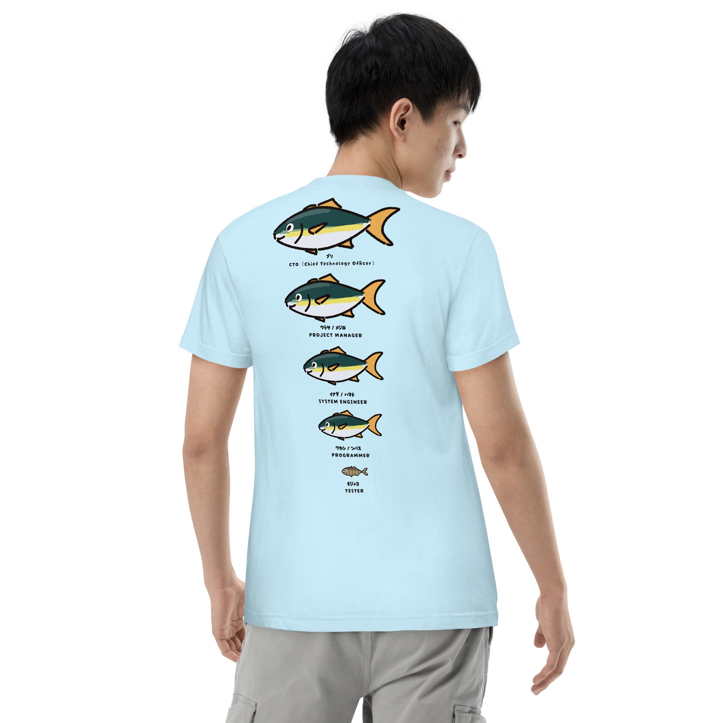 エンジニアの出世魚のTシャツ