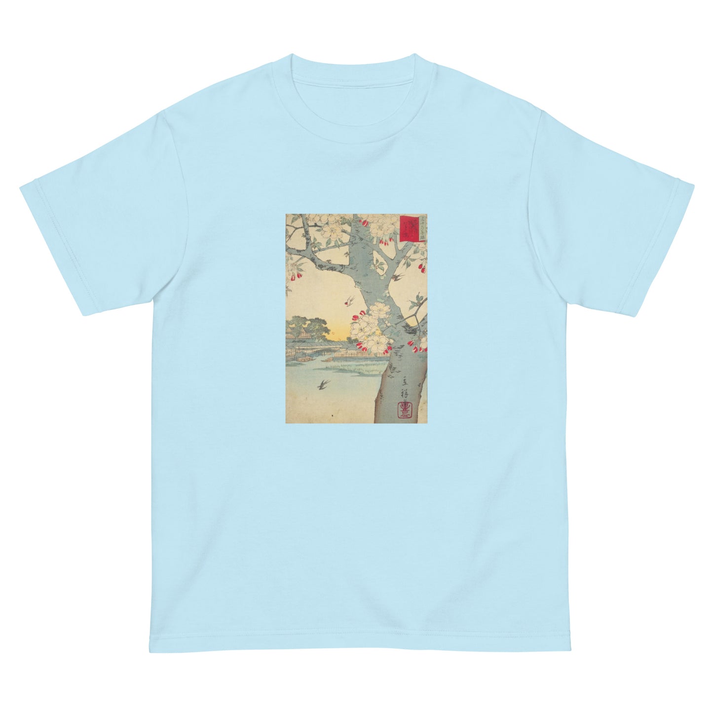 大正レトロ 桜 半袖Tシャツ