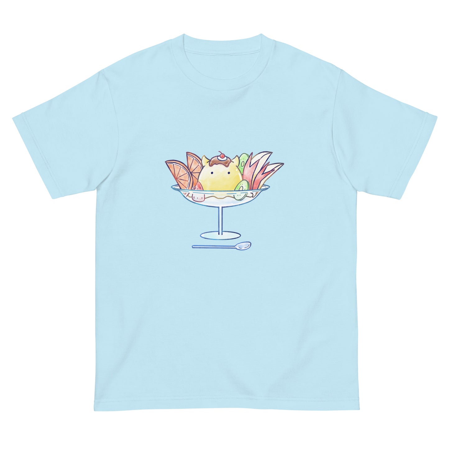 めんだこプリンアラモード Tシャツ