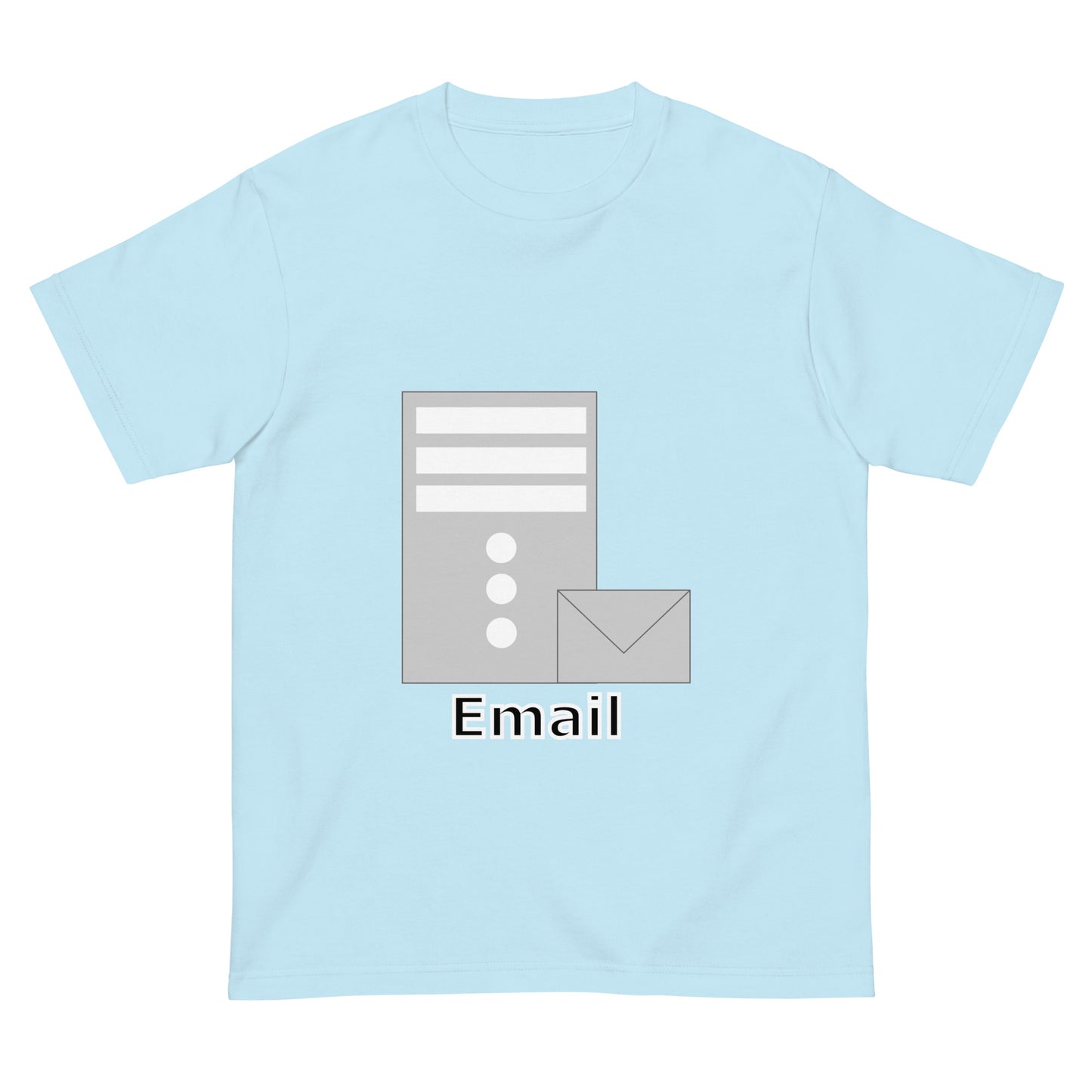 メールサーバアイコン全面 エンジニアTシャツ