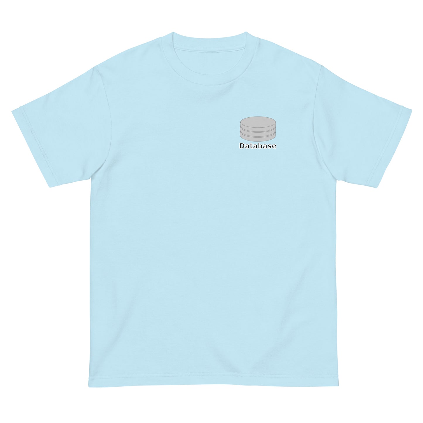 データベースサーバアイコンワンポイント エンジニアTシャツ