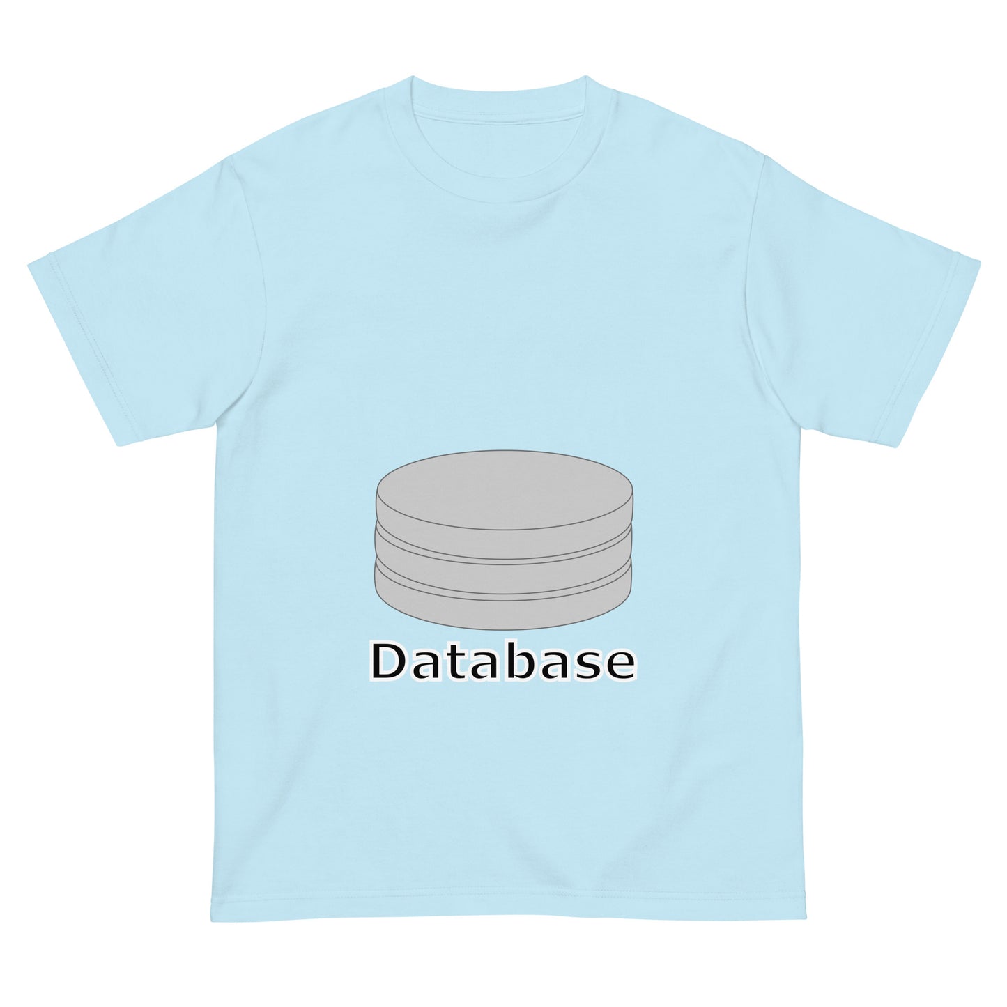 データベースサーバアイコン全面 エンジニアTシャツ