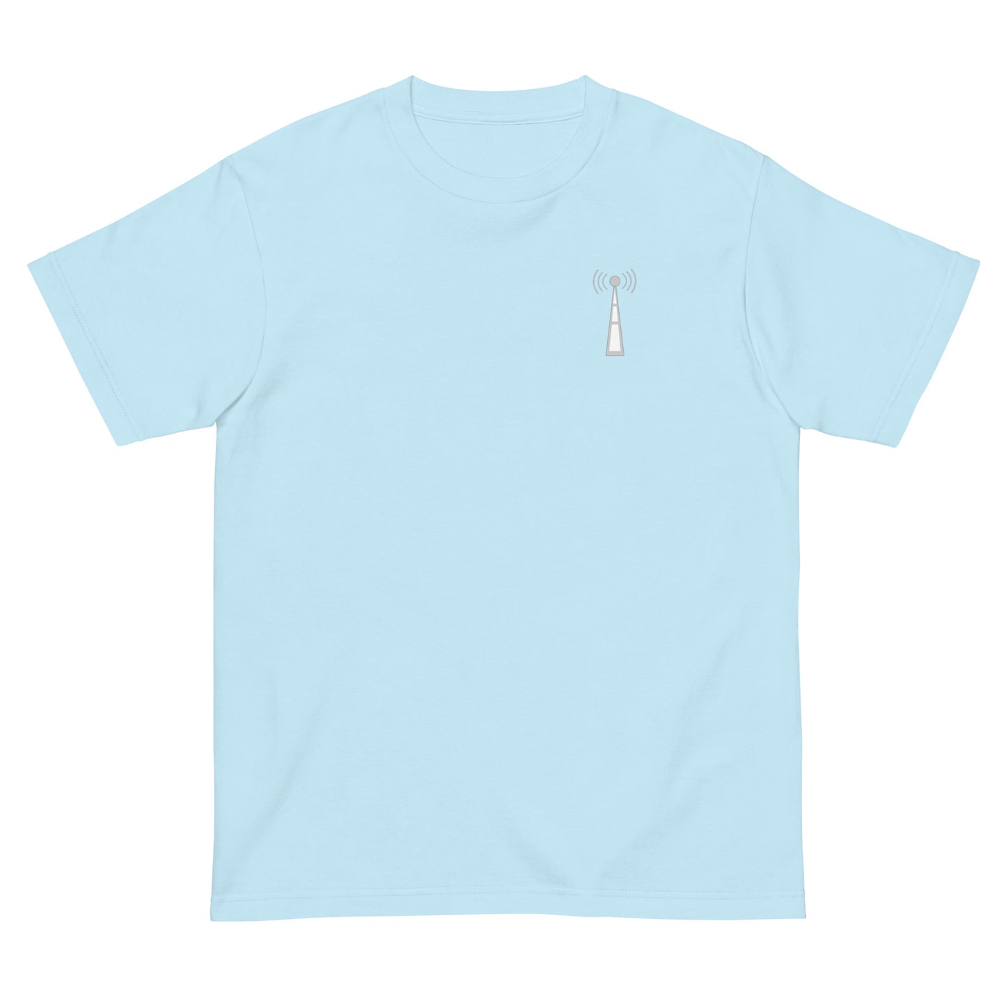 電波アイコンワンポイント エンジニアTシャツ