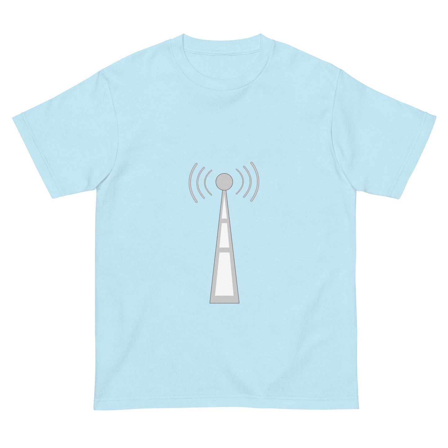 電波アイコン全面 エンジニアTシャツ
