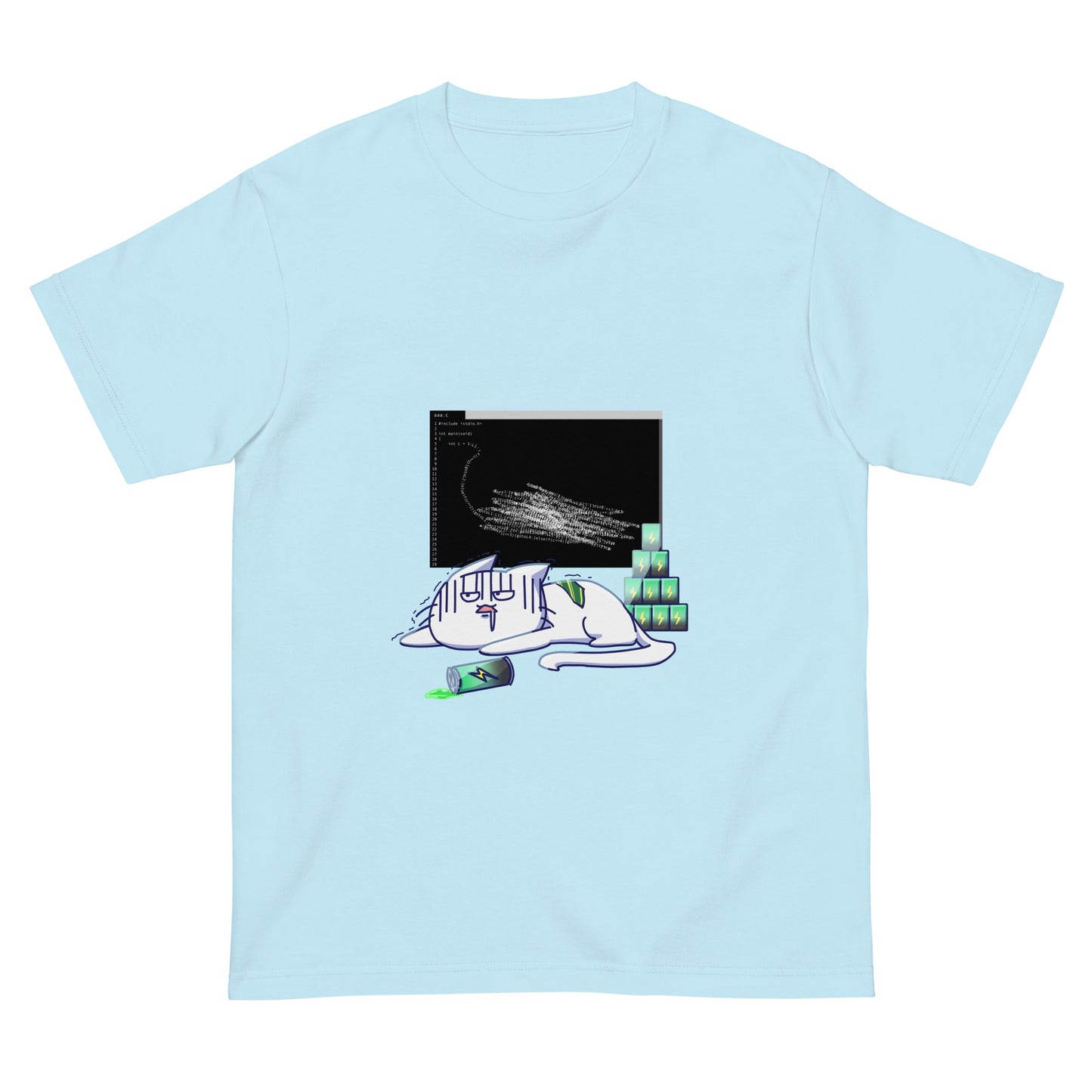 激務猫は限界。 エンジニアTシャツ