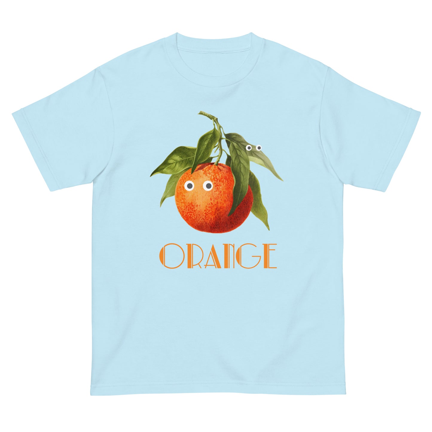 オレンジ 半袖Tシャツ