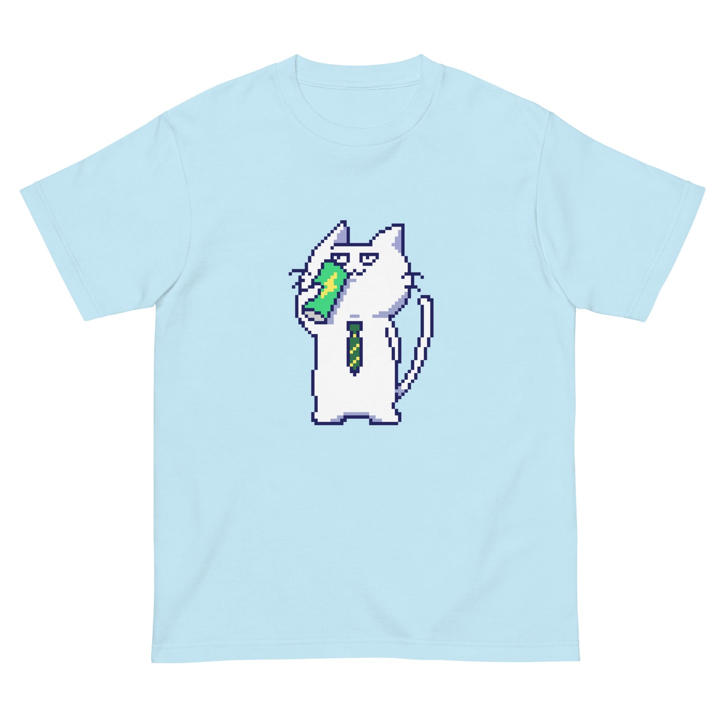 ゲーミング激務猫(エナドリごくごく) Tシャツ