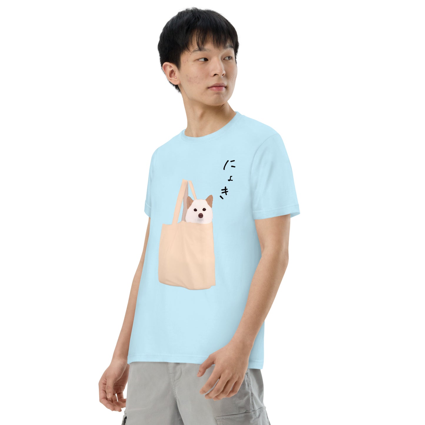 ニョッキィーヌ 半袖Tシャツ(紀州犬)