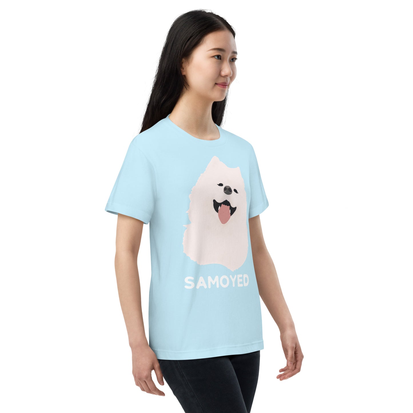 ほほえみのサモエド 半袖Tシャツ