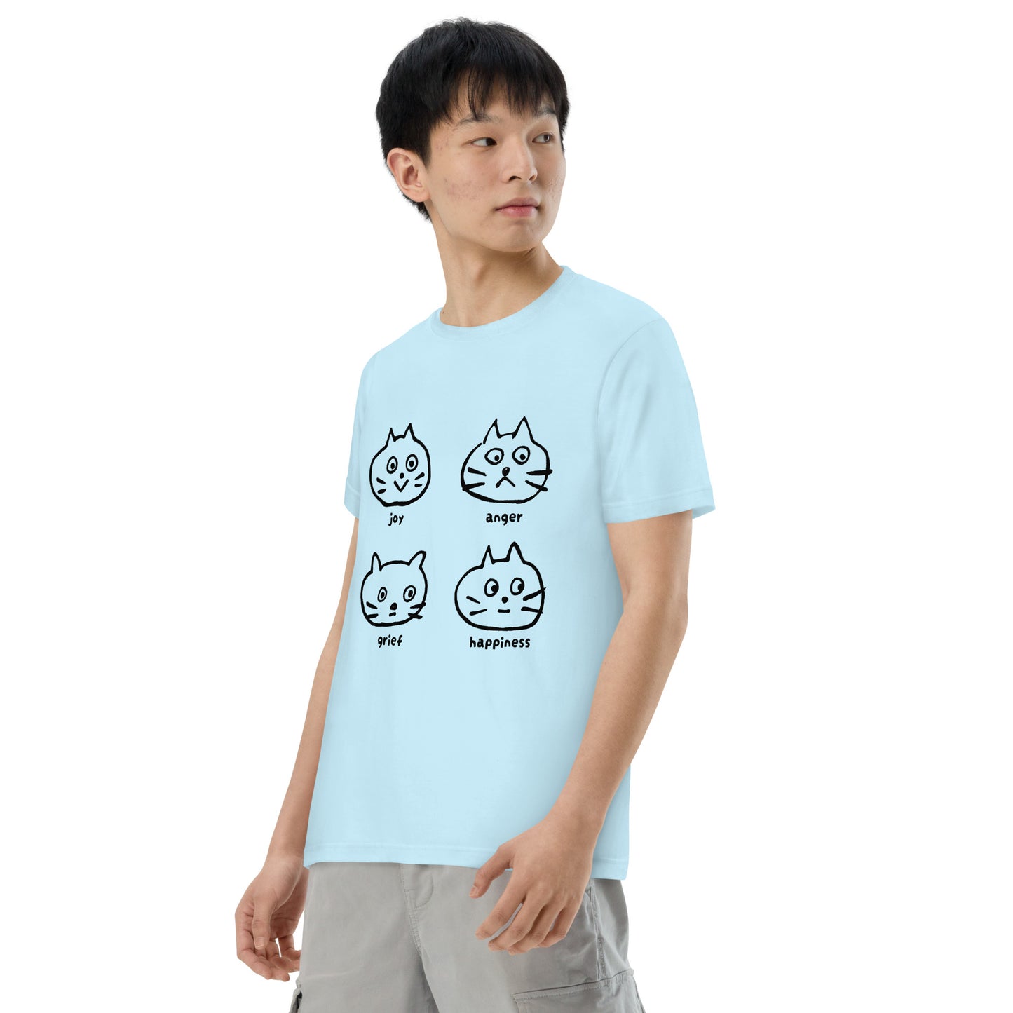 猫の喜怒哀楽 半袖Tシャツ