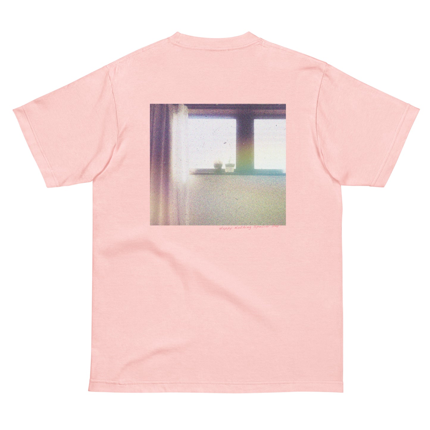 【バックプリント】Happy nothing special day! photo Tシャツ