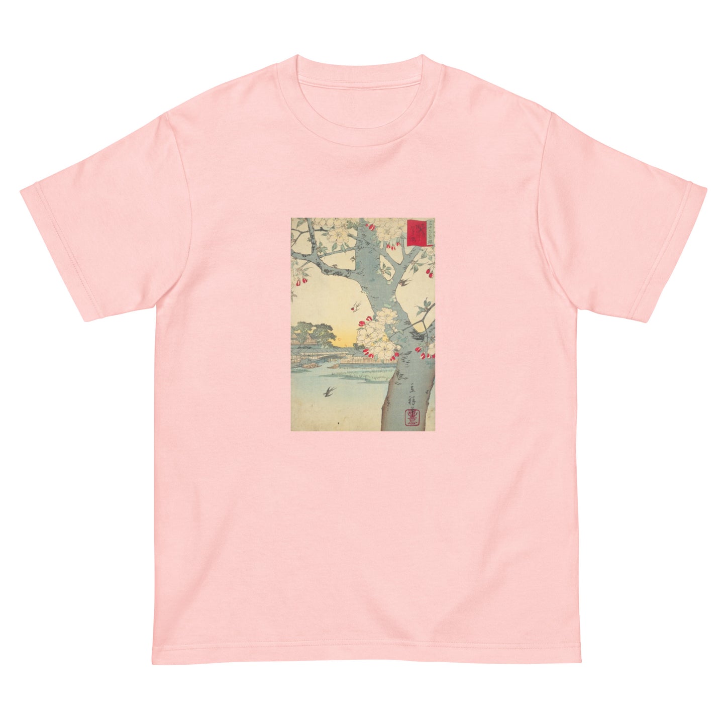 大正レトロ 桜 半袖Tシャツ