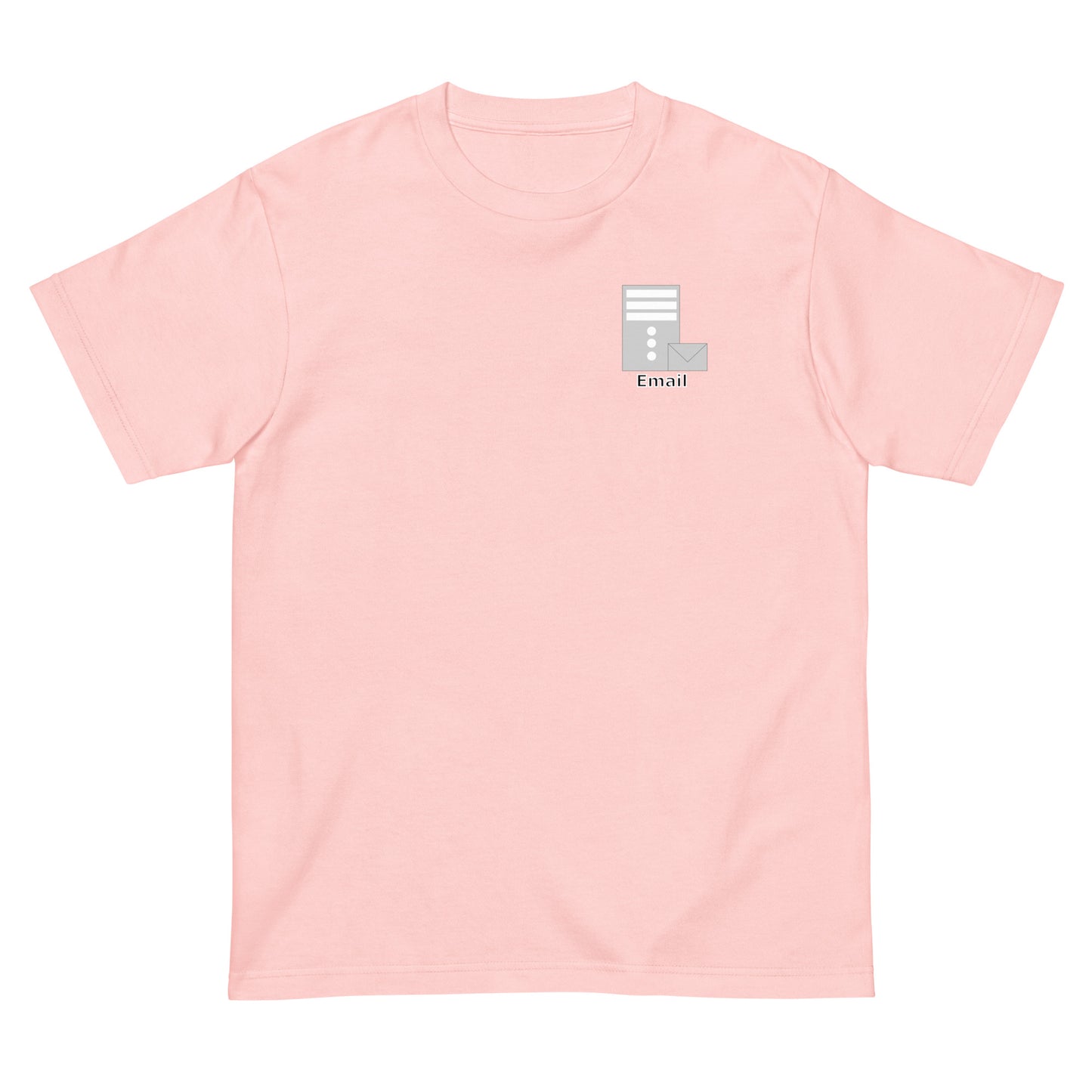 メールサーバアイコンワンポイント エンジニアTシャツ