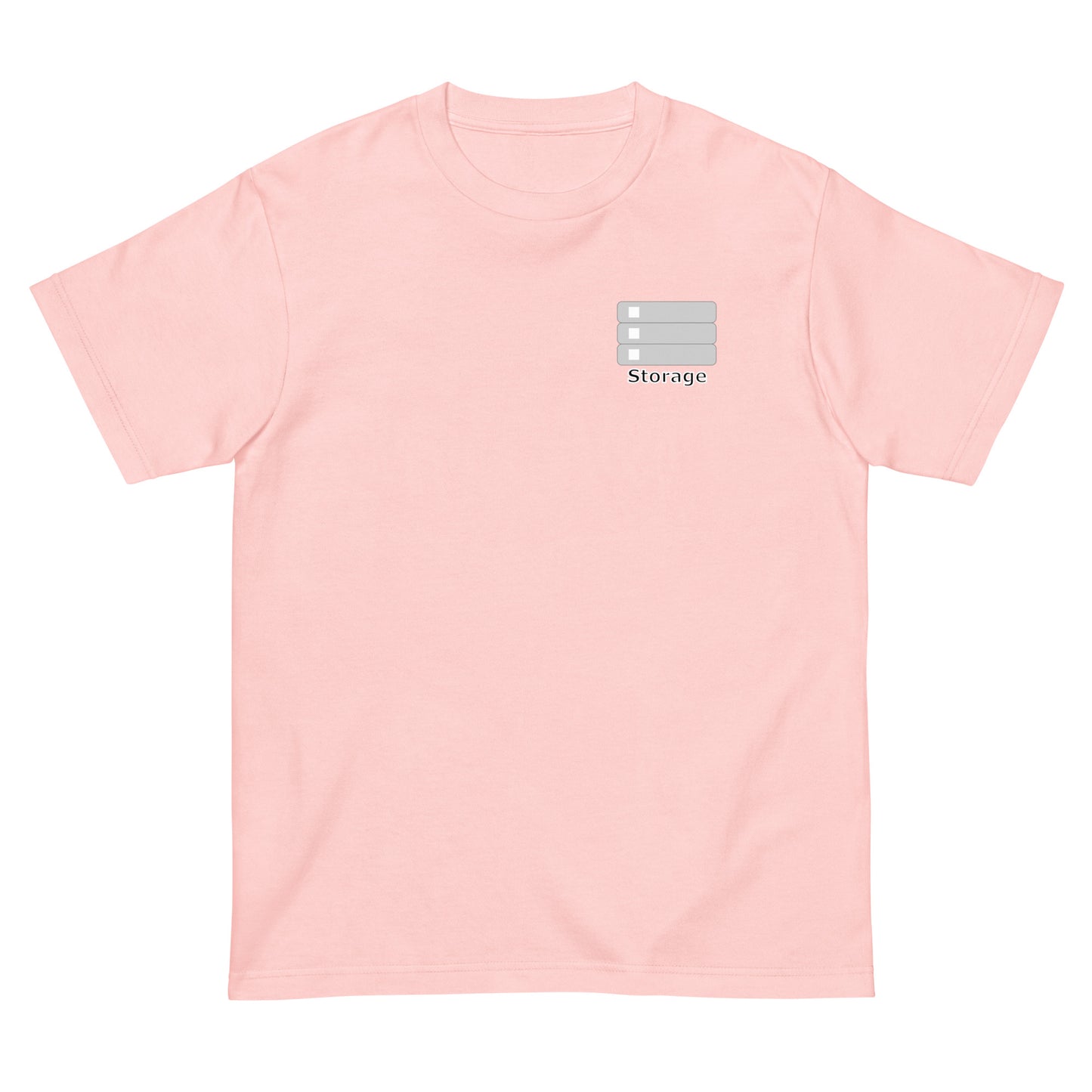 ストレージサーバアイコンワンポイント エンジニアTシャツ