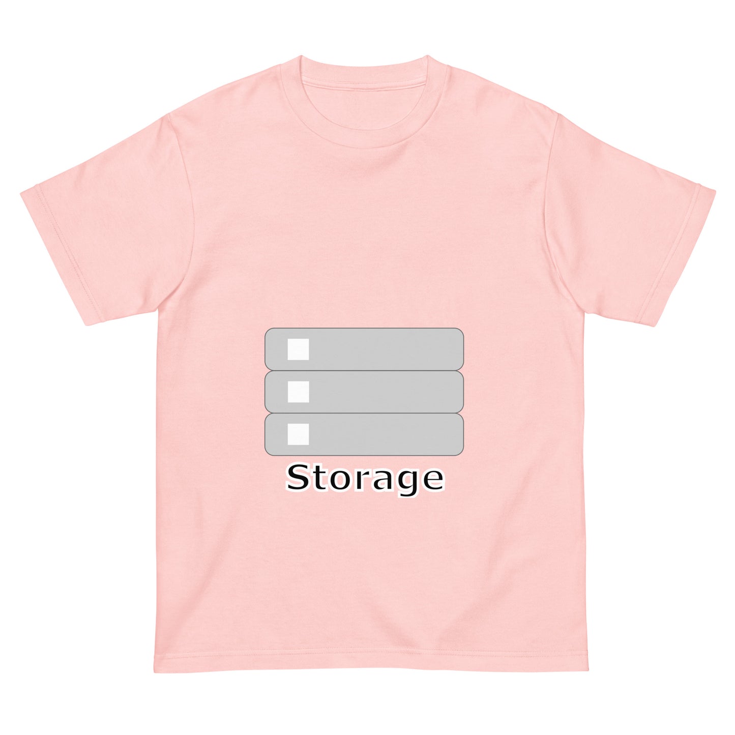 ストレージサーバアイコン全面 エンジニアTシャツ