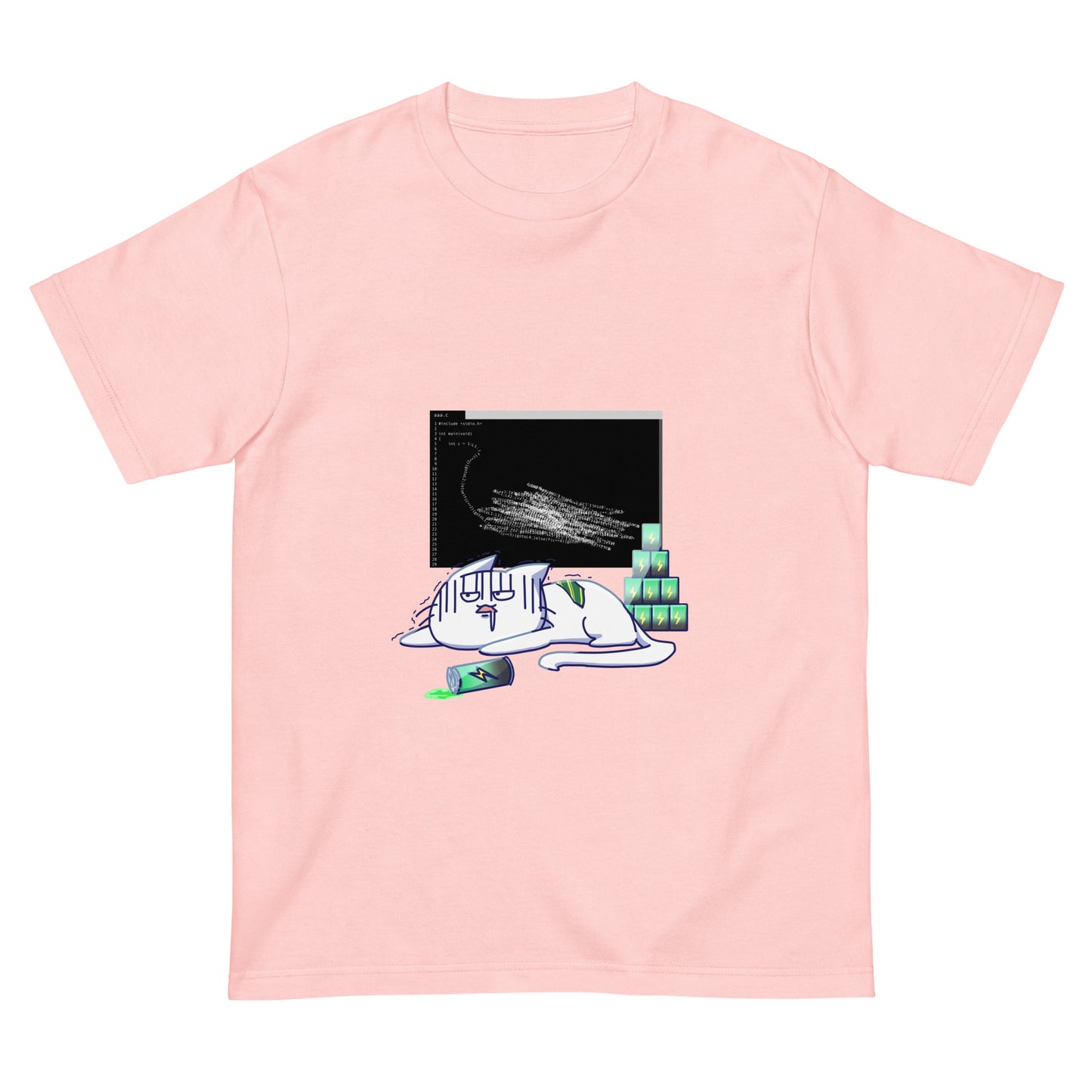 激務猫は限界。 エンジニアTシャツ