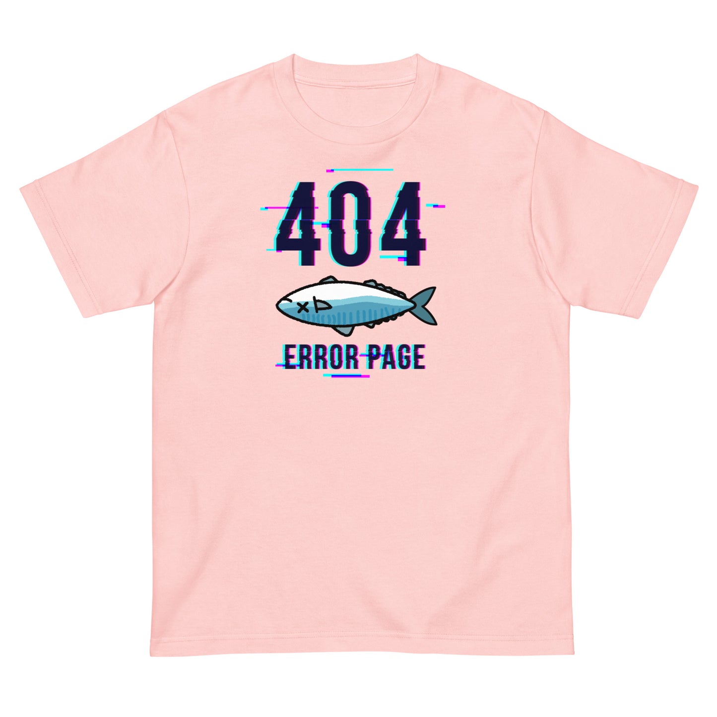 error 404 not found 鯖こみ(デジタルフォント) Tシャツ