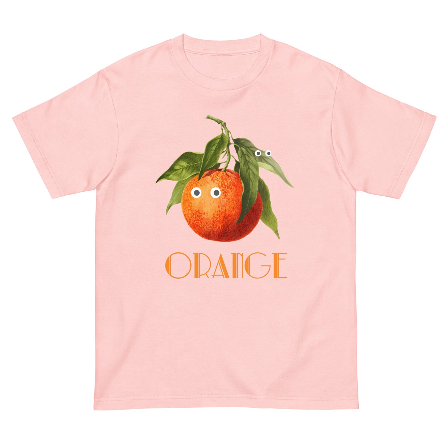 オレンジ 半袖Tシャツ