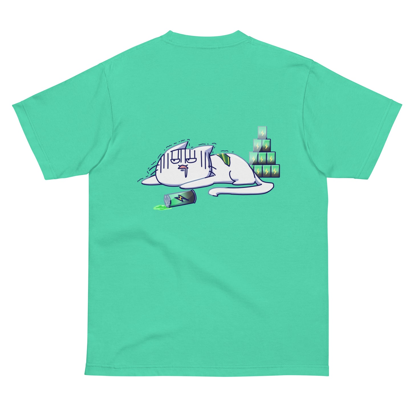 激務猫×こっつん商店Tシャツ